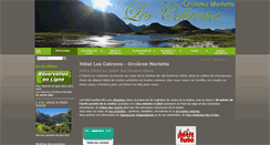 Desktop Screenshot of hotelorciereslescatrems.com